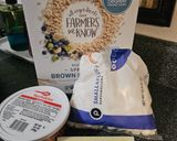 A picture of step 1 of Sprinkle Marshmallow Krispy Treats.