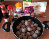 Foto del paso 1 de la receta: Albóndigas con salsa de ostras y almendras