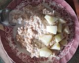 A picture of step 4 of Oat and Apple meal.