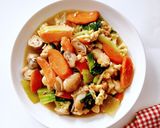Foto langkah ke 5 dari resep Capcay Sayur Jamur Merang.