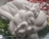 Фото кроку 4 до Салат з крабовими паличками та рисом.