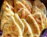 صورة لخطوة 7 من وصفة أقراص بحشوه الزعتر الأخضر والجبنه 🤭🤭🤭👍💚