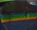 Foto langkah ke 3 dari resep Lapis rainbow.