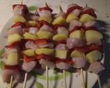 Chicken and vegetable skewers with tzatziki sauce recipe step 1 photo