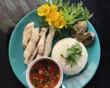 รูปขั้นตอนการทำที่ 4 ของ ข้าวมันไก่ในหม้อข้าวสูตร -อกไก่ลีน