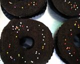 Foto langkah ke 9 dari resep Brownat (brownies donat) Kukus, eggless.