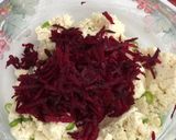 A picture of step 5 of Beetroot and Walnut Paniyarams.