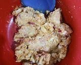 A picture of step 1 of Kela vada (Jain recipe).