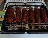A picture of step 8 of Vickys Baked Spare Ribs - Dry Rub Style, GF DF EF SF NF.
