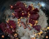 Beetroot chutney for idli dosa recipe step 1 photo