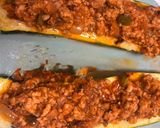 Foto del paso 5 de la receta: Calabacines al Microondas, Rellenos de Boloñesa