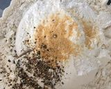 A picture of step 1 of Zaatar and cheese scones.
