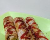 Foto langkah ke 5 dari resep Oregano Roll Sandwich | Roti Gandum Oregano Roll [Sarapan].