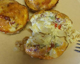 A picture of step 4 of Breakfast bake cups.
