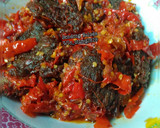 Foto langkah ke 3 dari resep Dendeng Balado Basah Recook ci @Xander's Kitchen.