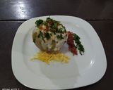 Foto del paso 10 de la receta: Papa horneada con tocino y crema