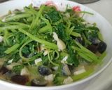 金銀蛋炒莧菜的食譜步驟5照片