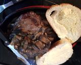 A picture of step 3 of My Sizzling Steak, Garlic Mushrooms & Onions. 😋.