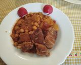 Foto del paso 9 de la receta Patatas guisadas con costillas y garbanzos