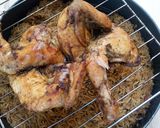 A picture of step 19 of Mandi rice (chicken mandi).