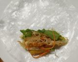 Hình bước làm 3 của món Bì cuốn chay