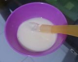Foto langkah ke 2 dari resep MPASI (untuk selingan) - Plain Yogurt with Orange Water.