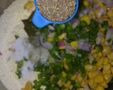 A picture of step 3 of Rava-Palak-Corn Mini Pancakes.