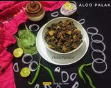 A picture of step 6 of Aloo Palak Sabji (Punjabi Style).