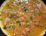 A picture of step 7 of Vegetable Omelette.