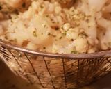 A picture of step 1 of Fried Cauliflower with a Special Mix.