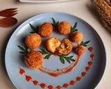 Foto langkah ke 9 dari resep Arancini Nasi Yesterday.