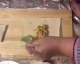 A picture of step 2 of Chicken Cheese Chikki Mikki.