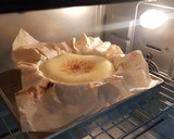 A picture of step 4 of Basque Burnt Cheesecake Keto - Easy Flourless Cheesecake.