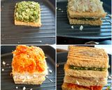 A picture of step 3 of Tiranga Sandwich.