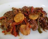 Foto del paso 5 de la receta: Bife a la criolla en el disco
