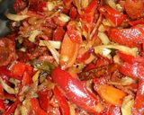 Foto langkah ke 6 dari resep Tumis kulit melinjo mix Teri.