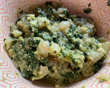 Foto del paso 1 de la receta: Albóndigas de pescada, gambas y acelgas en salsa verde
