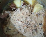 A picture of step 10 of Ahmed Abadi Pulao.
