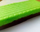 Foto langkah ke 6 dari resep Brownies Pandan Kukus (ala Aman*a) #PR_BrowniesDCC.