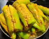 Bharli Mirchi - Stuffed Green Chillies Maharashtrian style recipe step 3 photo