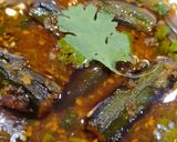 A picture of step 5 of Spicy bhindi masala.
