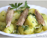 Foto del paso 4 de la receta: Papas aliñás con melva e ingrediente secreto