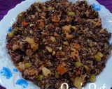 A picture of step 4 of Red Quinoa Mix Vegetable Risotto.