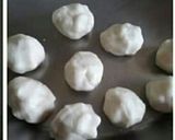 A picture of step 7 of Mini kachori (rice and whole wheat flour se bani) 😊😊😊.