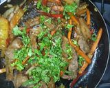 A picture of step 5 of Beef Stir-Fry with Russian Salad.