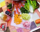 Hình bước làm 1 của món Salad rau củ quả
