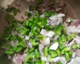 A picture of step 1 of Sago bhel.