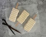 A picture of step 2 of Skinny Vanilla Bean Cheesecake Popsicles.