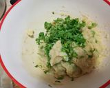 A picture of step 2 of Aloo samosa.