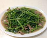 梅花肉空心菜的食譜步驟4照片